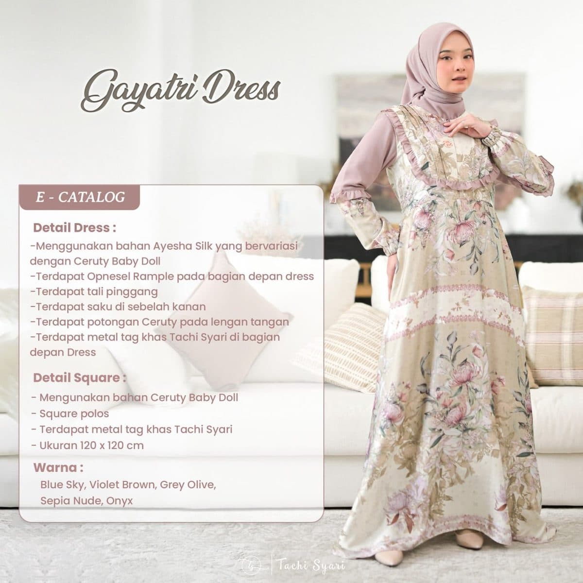 Gamis Dewasa Lembayung Senja By Tachi Syar'