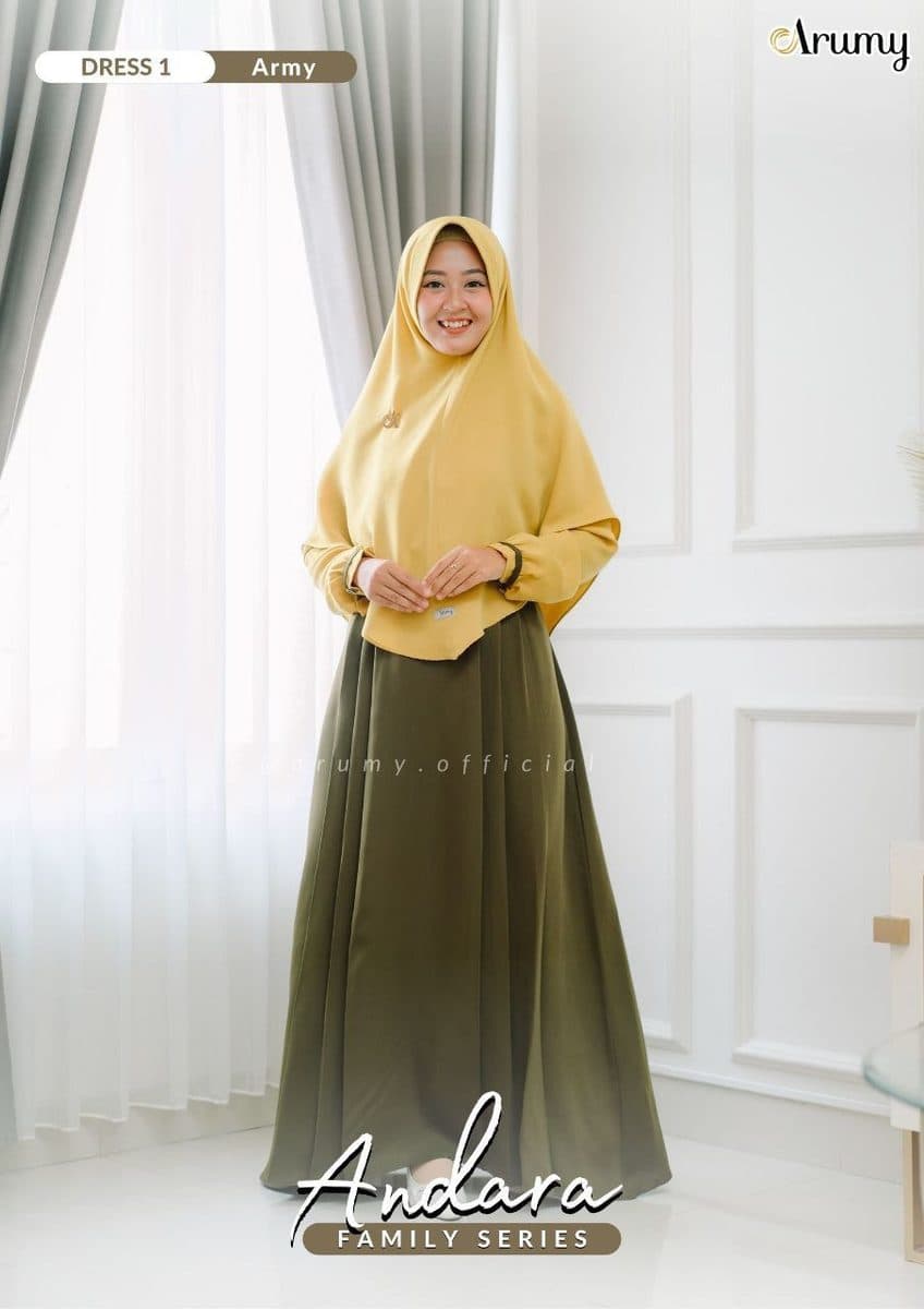Jilbab Dewasa Andara Khimar Mom By Arumy