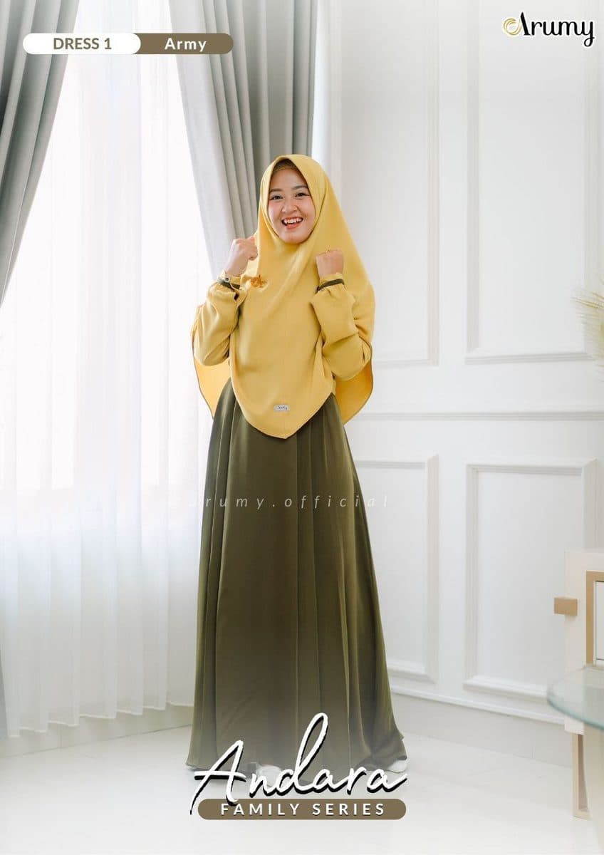 Jilbab Dewasa Andara Khimar Mom By Arumy