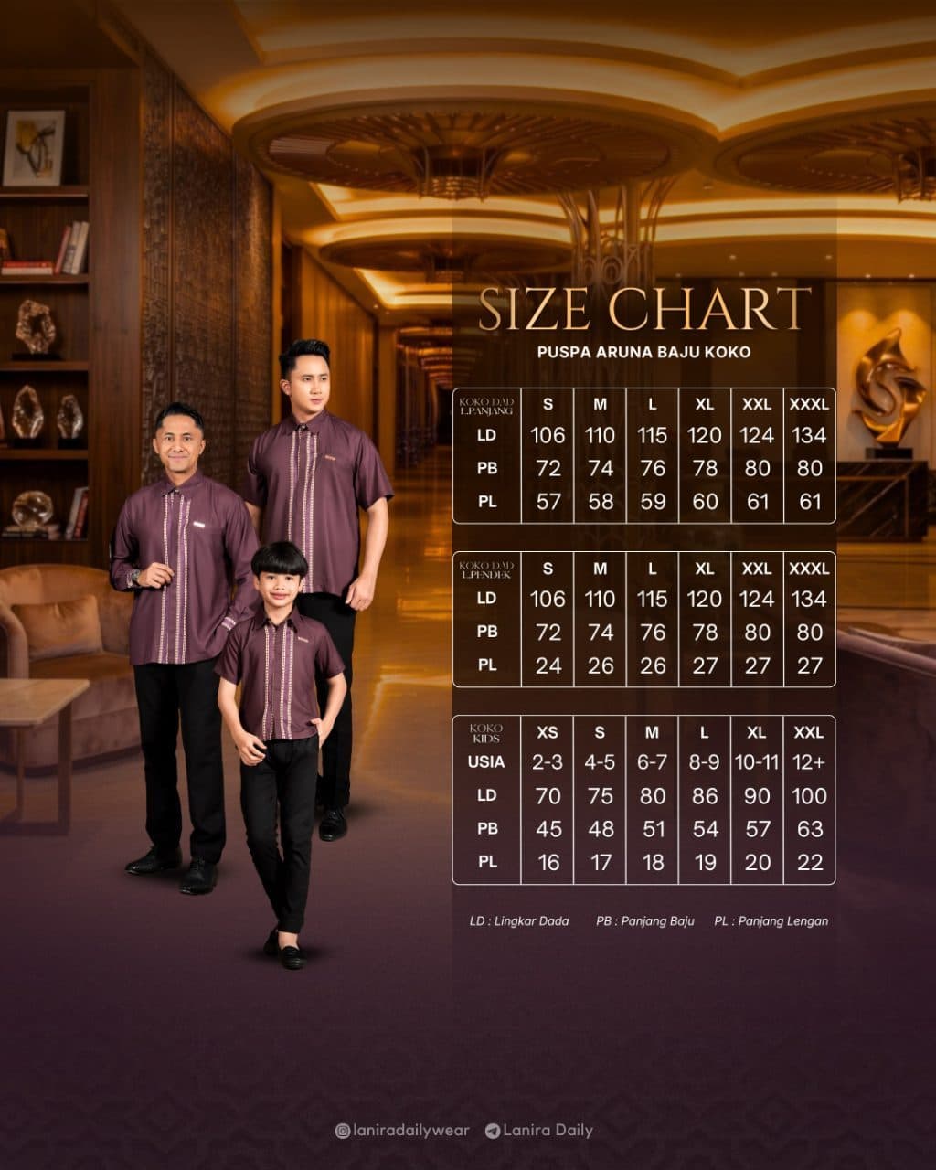 PUSPA ARUNA FAMILY SET