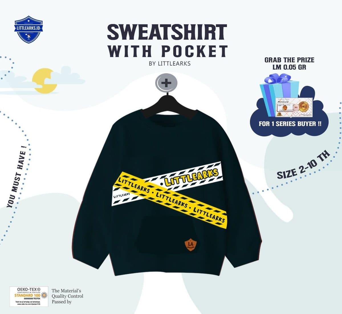 Sweater Anak Sweatshirt By Littleark