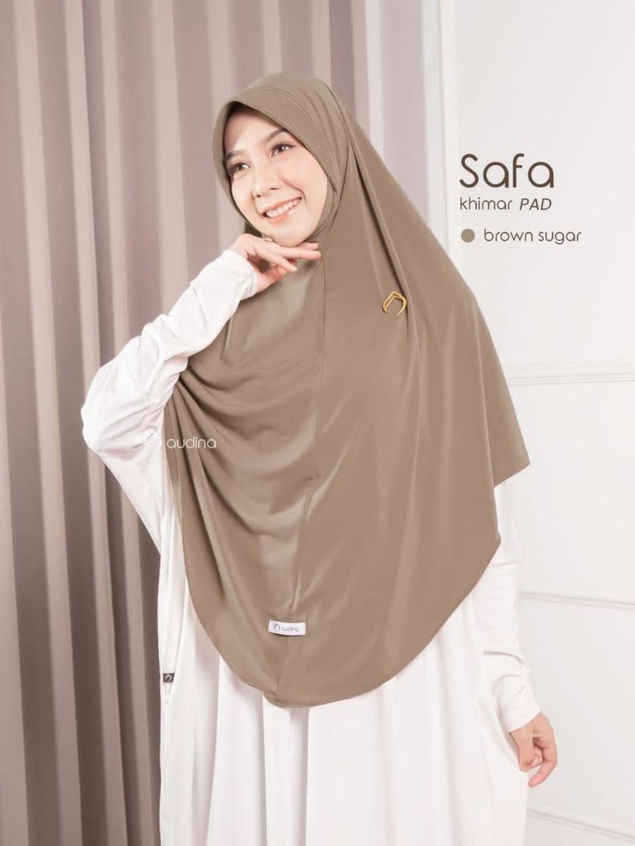 Jilbab Dewasa Safa Khimar Pad By Audina