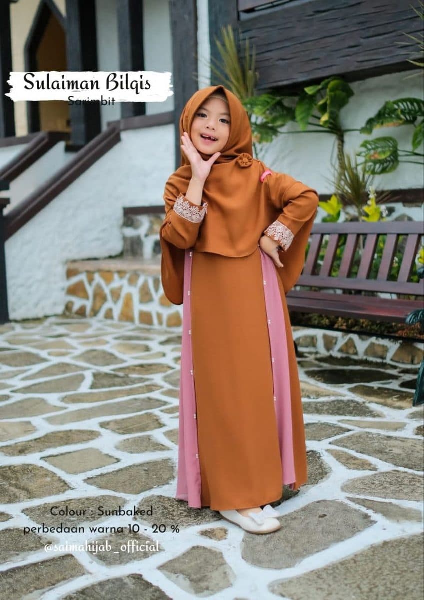 Gamis Anak Sarimbit Sulaiman Bilqis By Saima
