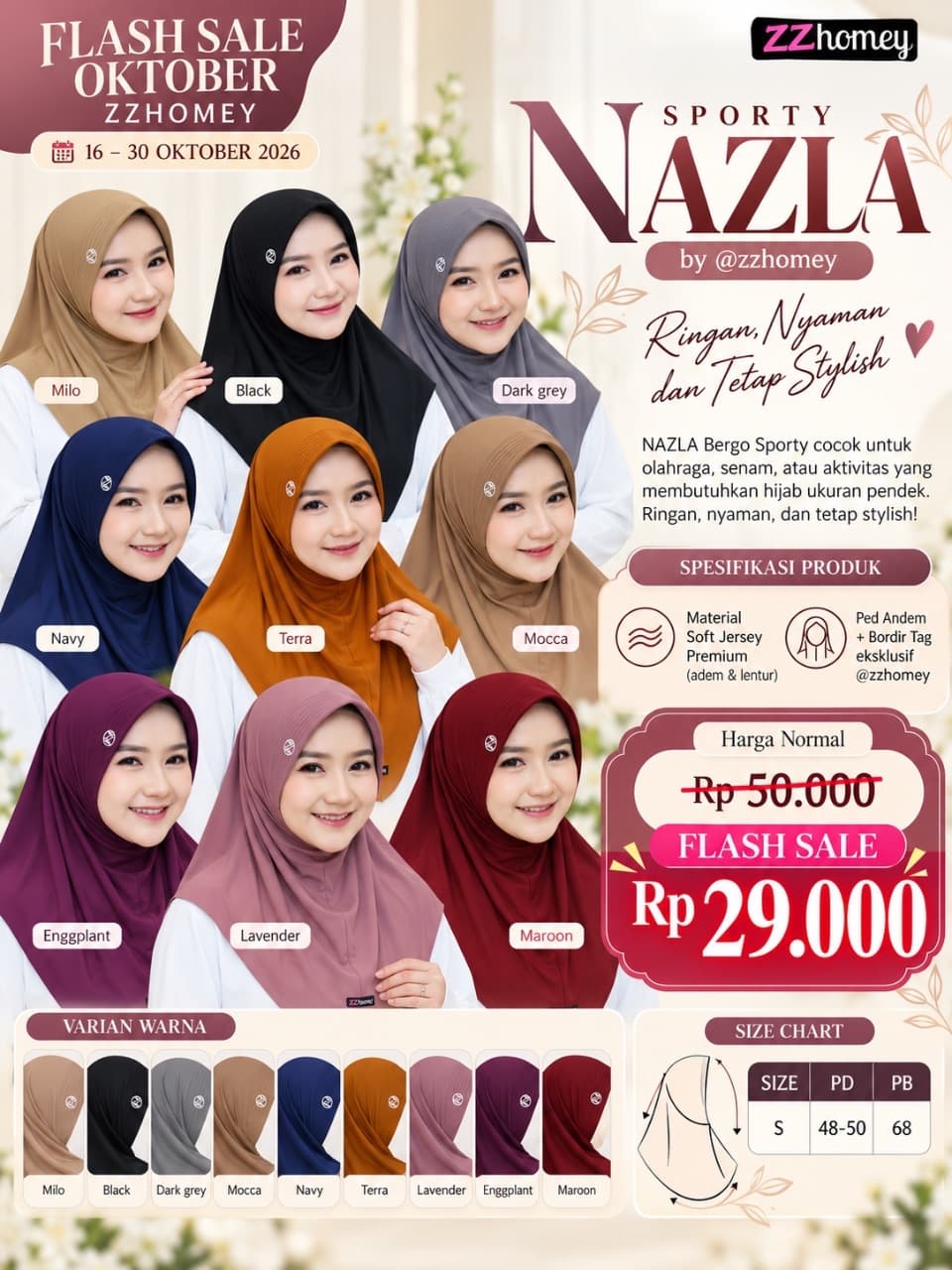 Nazla Bergo Sporty New 19 OKT