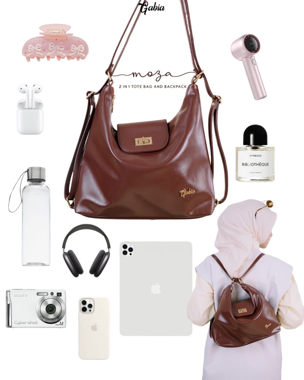 Moza 2in1 Totebag And Backpack