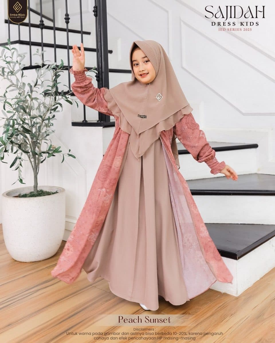 Gamis Anak Hana Sajidah By Emka Hijab