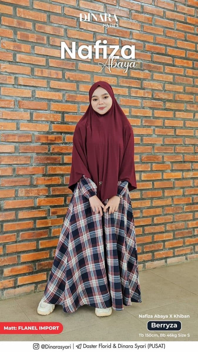 Abaya Dewasa Nafiza Abaya By Dinarasyari