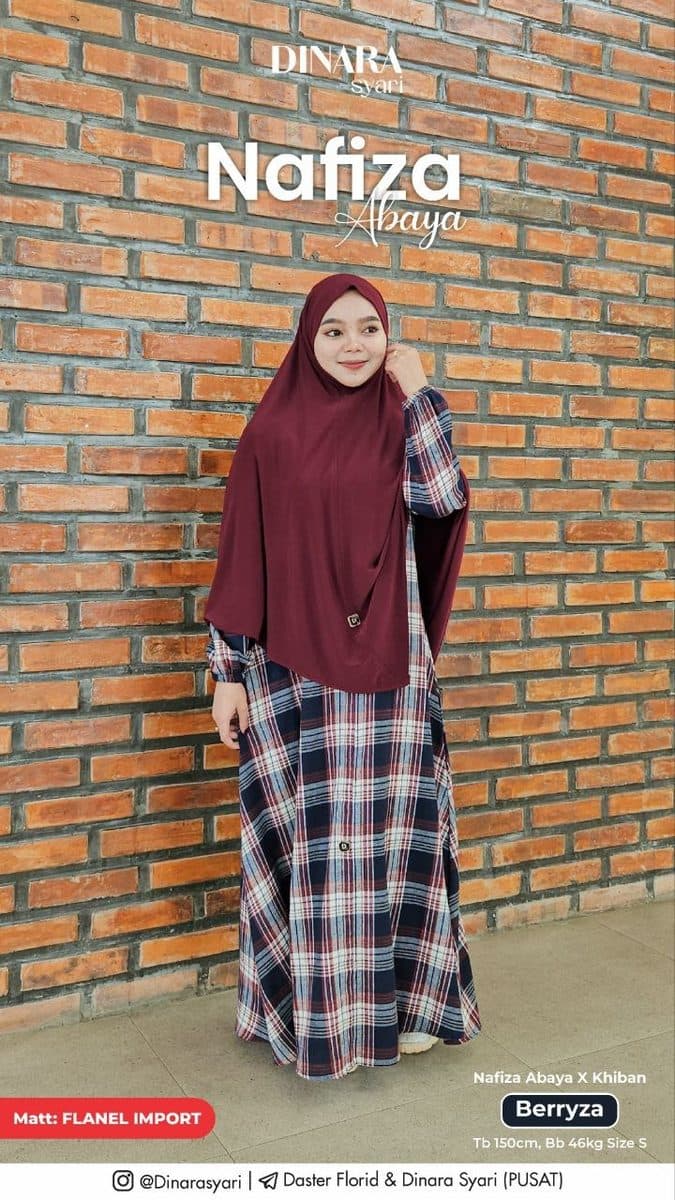 Abaya Dewasa Nafiza Abaya By Dinarasyari