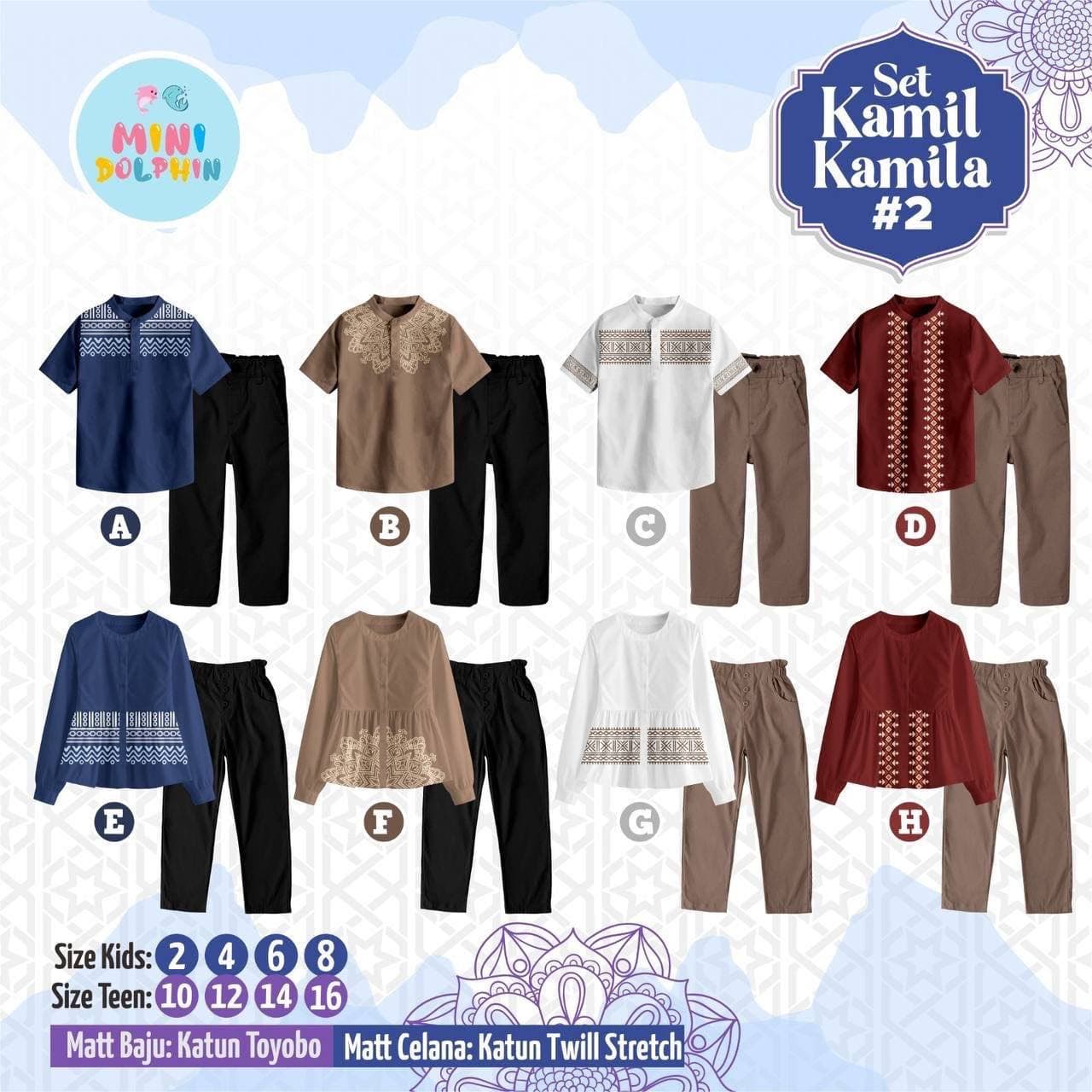 Set Kamil & Kamila by Mini Dolphin BBK