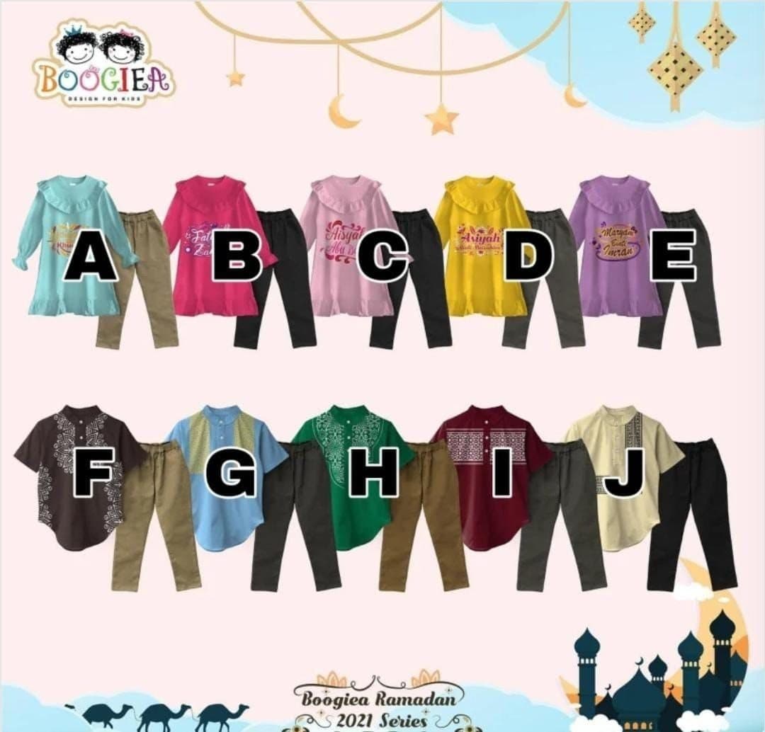 Setelan Anak Set Islami By Boogiea