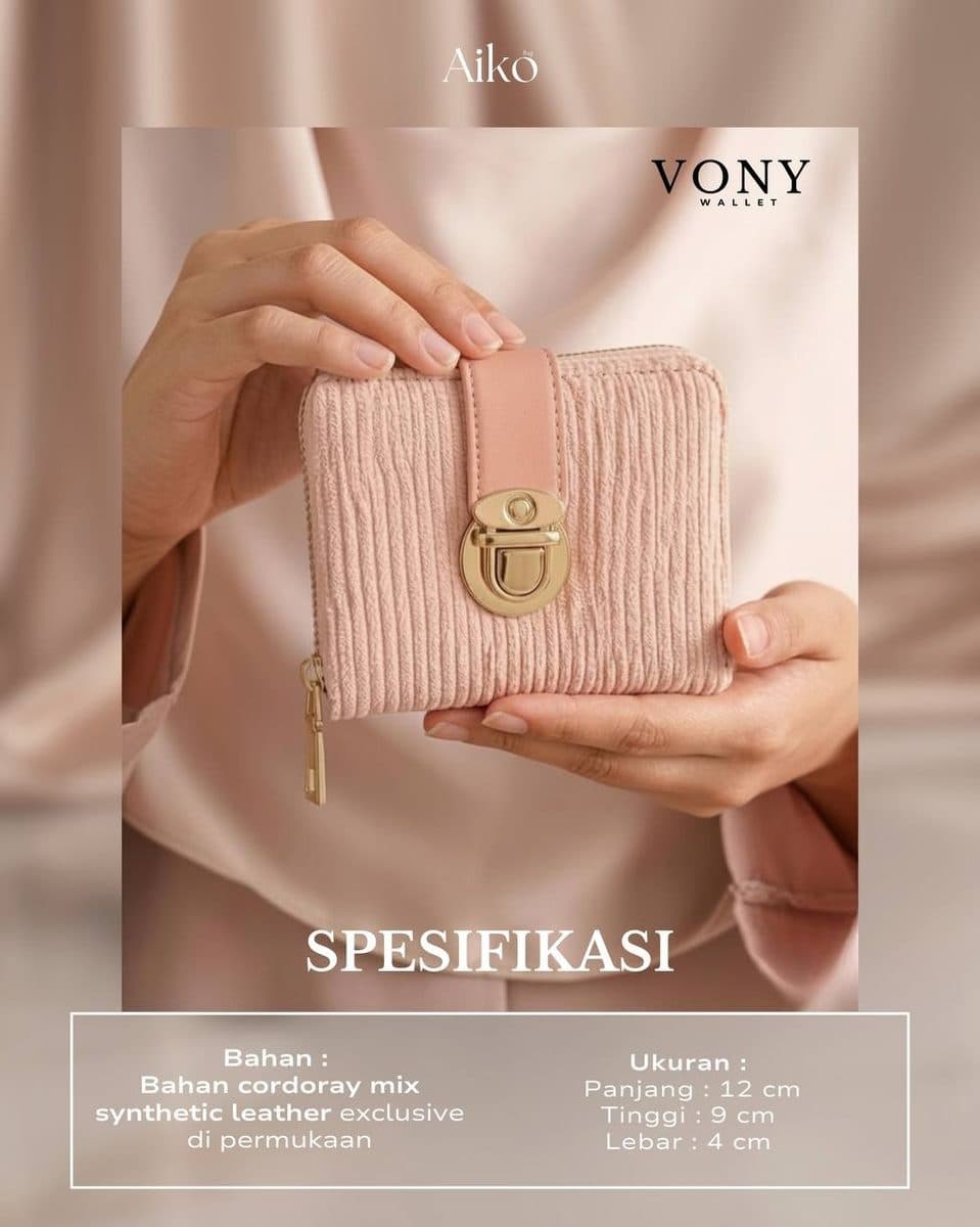 Dompet Wanita Vony Wallet By Aiko