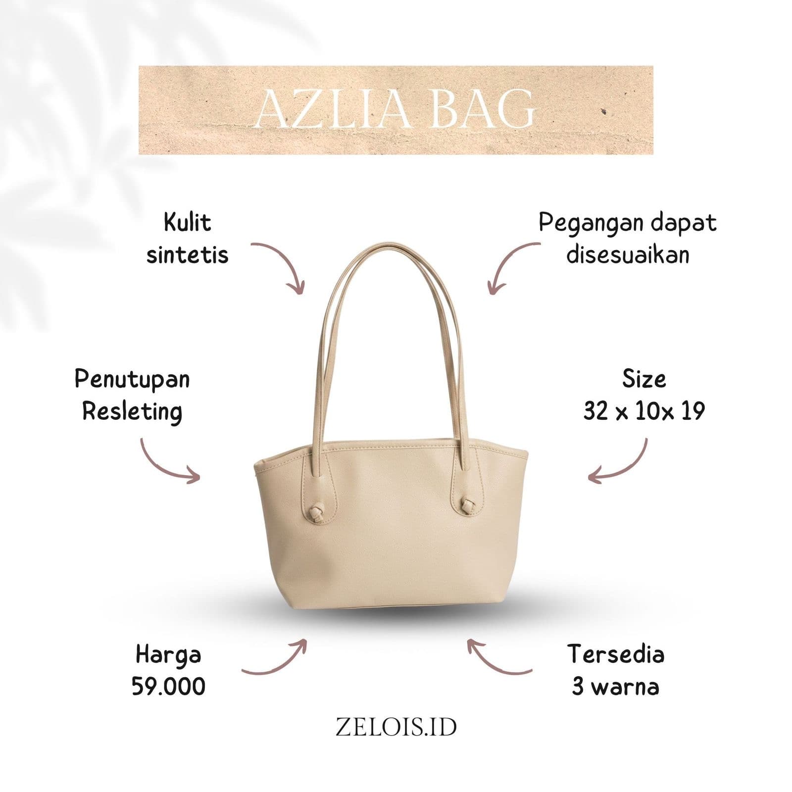 Azlia Bag by Zelois