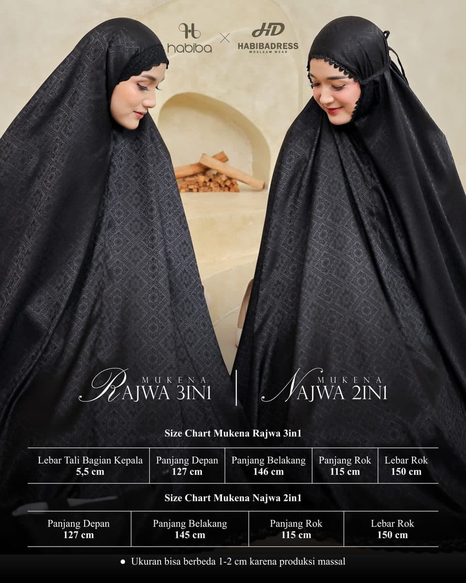 MUKENA RAJWA 3IN1, NAJWA 2IN1 BATCH 4