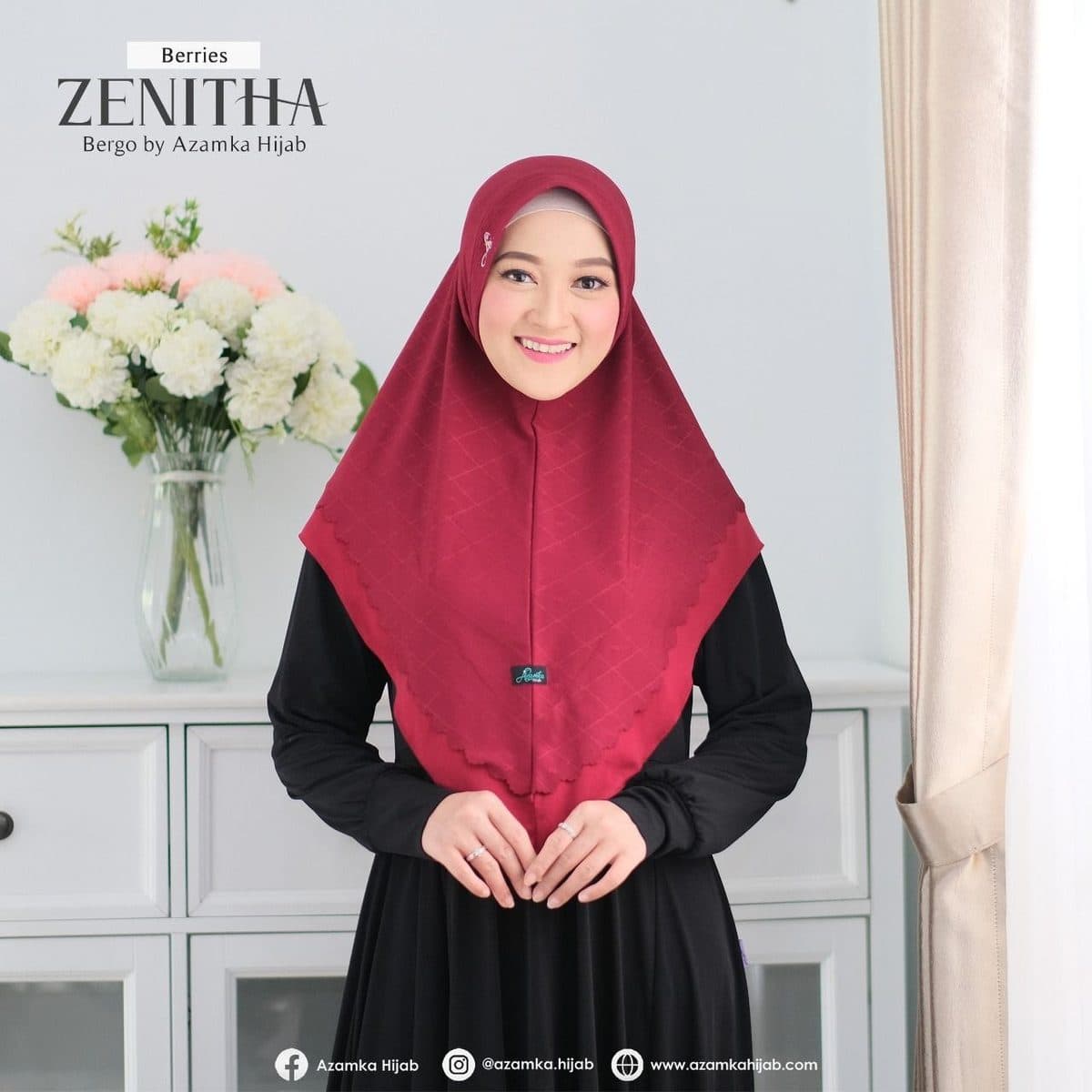 Jilbab Dewasa Bergo Zenitha By Azamka