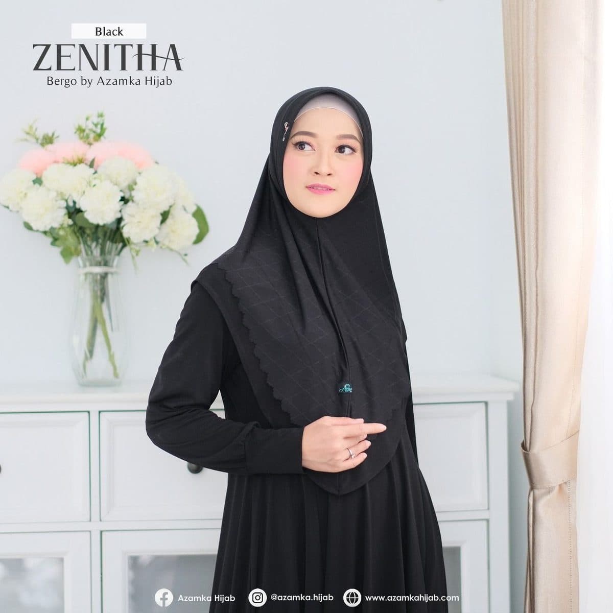 Jilbab Dewasa Bergo Zenitha By Azamka