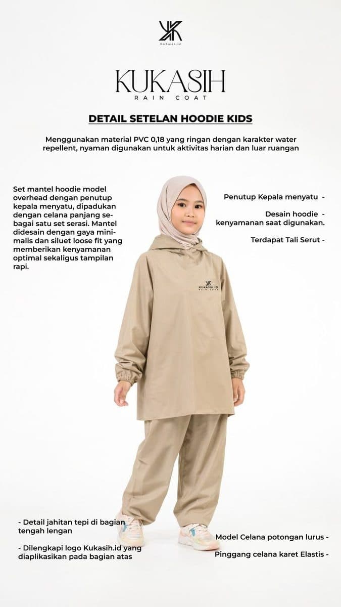 Jas Hujan Kukash Rain Coat By Kukasih
