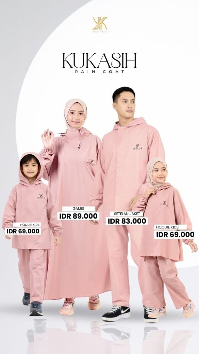 Jas Hujan Kukash Rain Coat By Kukasih