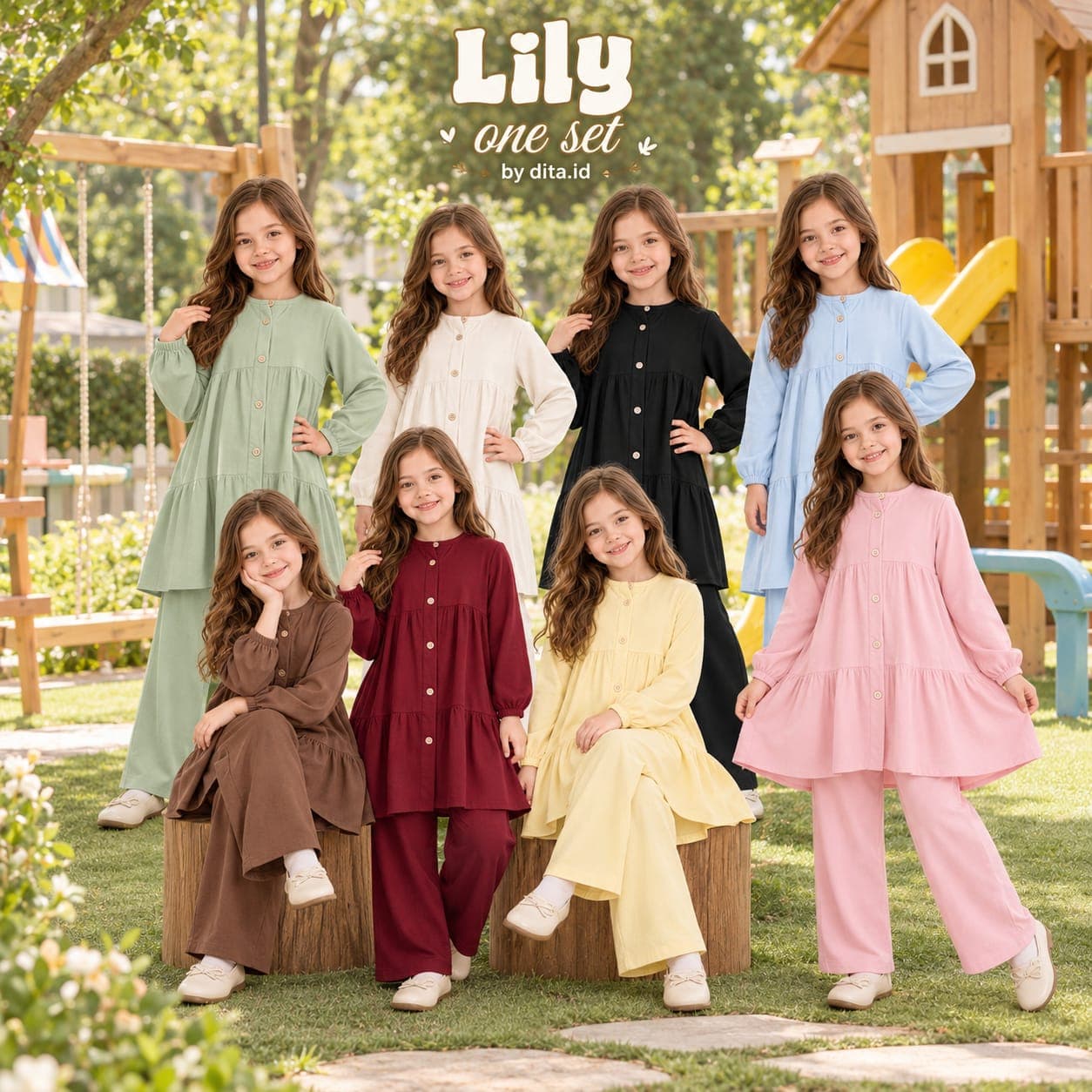 LILY DRESS, ONE SET
