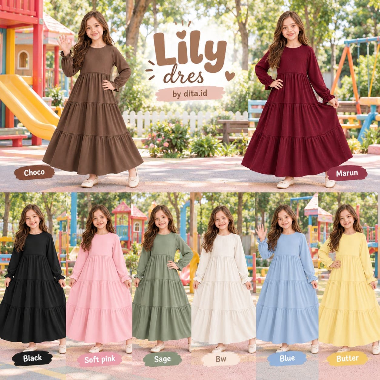 LILY DRESS, ONE SET