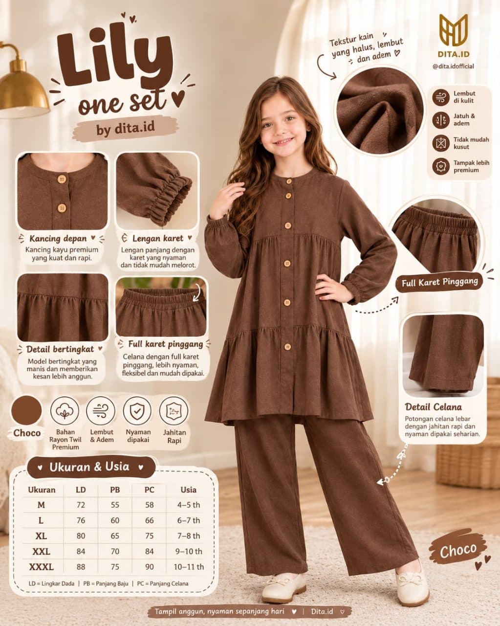 LILY DRESS, ONE SET