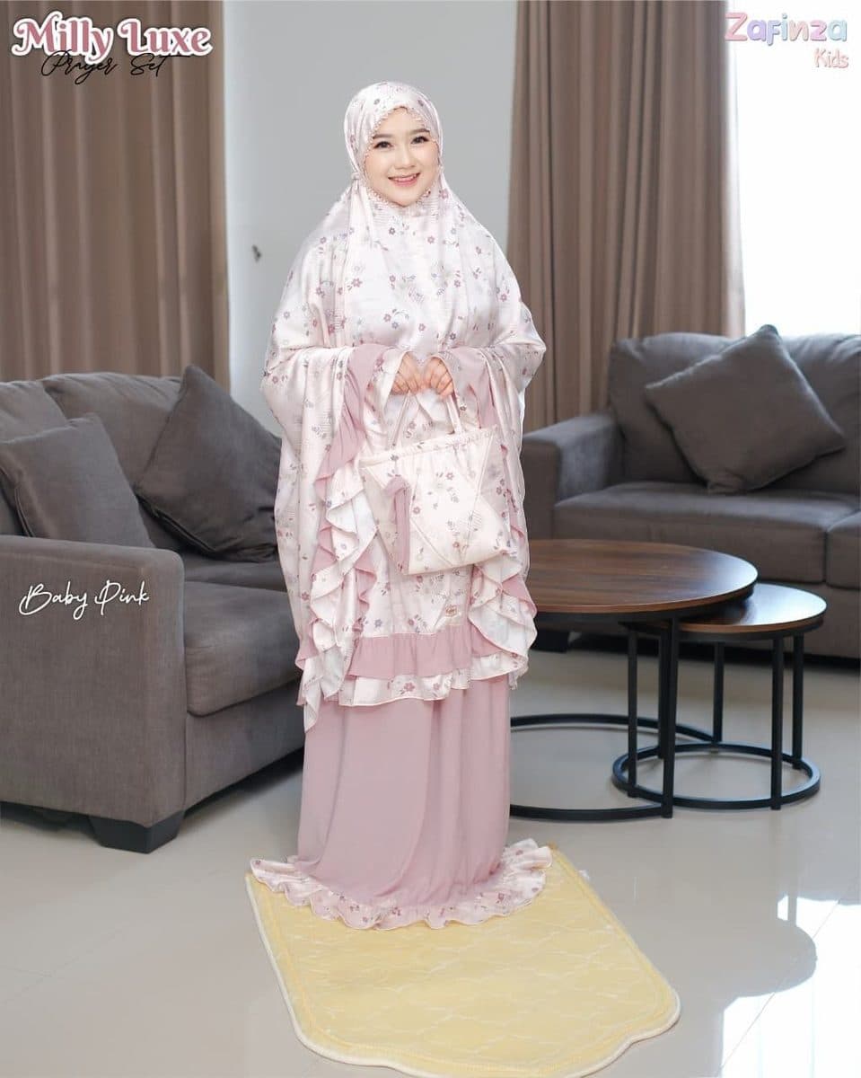 Mukena Milly Luxe Mom & Kids By Zafinza