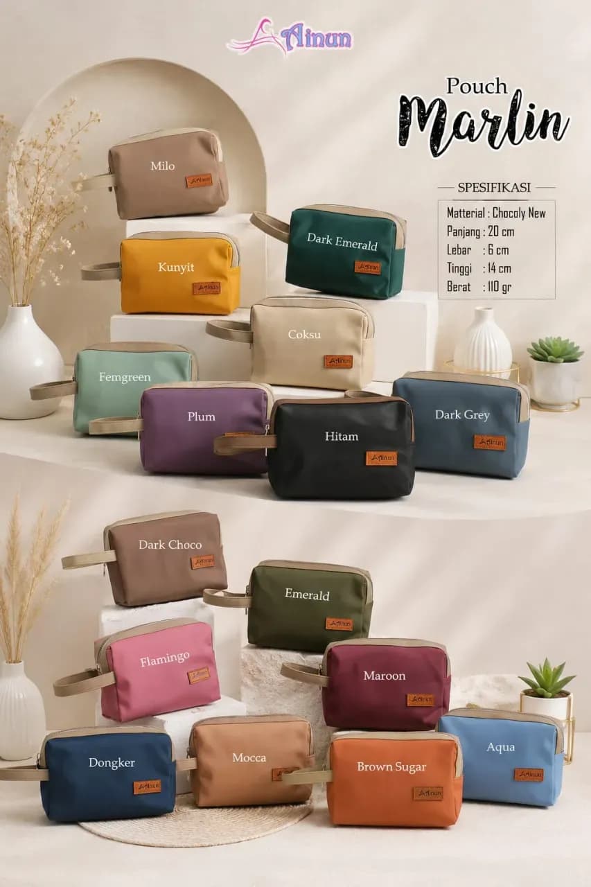 RAHZELL BAG, ALINA TOTEBAG, POUCH MARLIN, GANCI LILAC ALPHABET