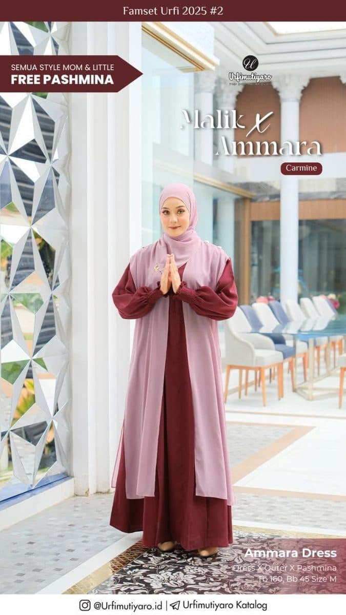 Gamis Dewasa Malik Amara By Urfimutiyaro