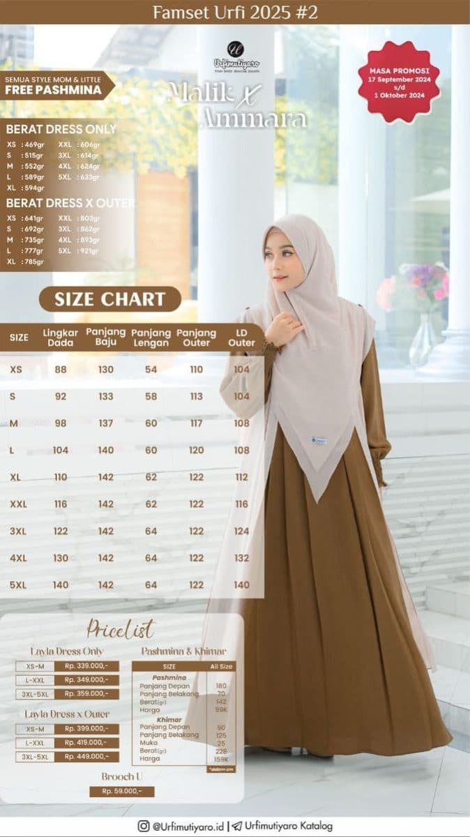 Gamis Dewasa Malik Amara By Urfimutiyaro
