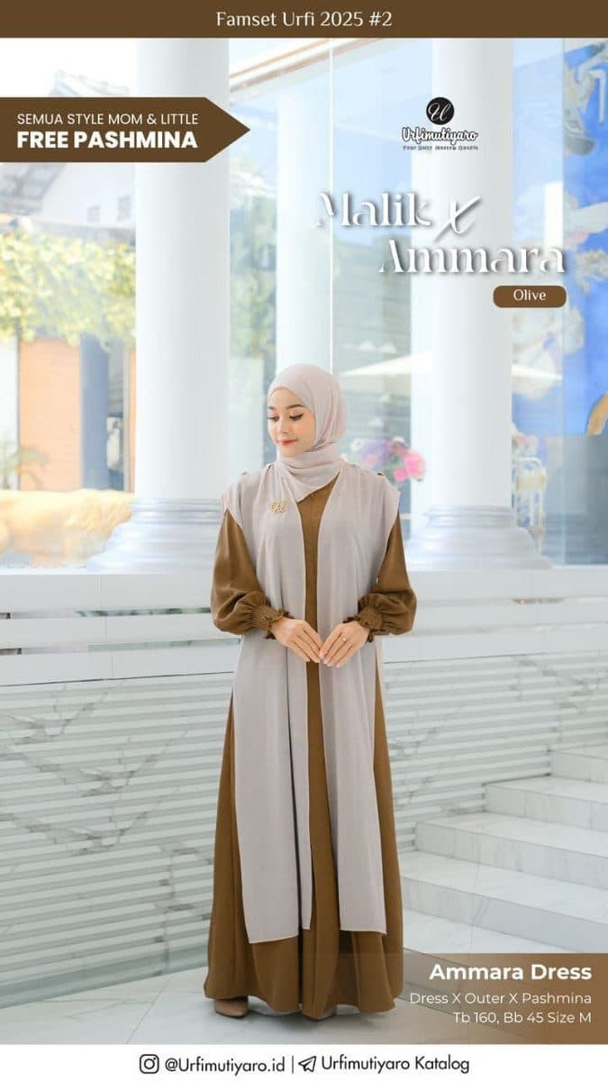 Gamis Dewasa Malik Amara By Urfimutiyaro
