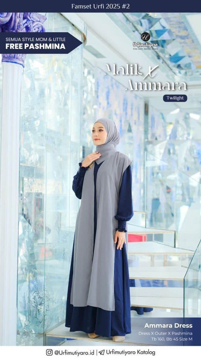 Gamis Dewasa Malik Amara By Urfimutiyaro