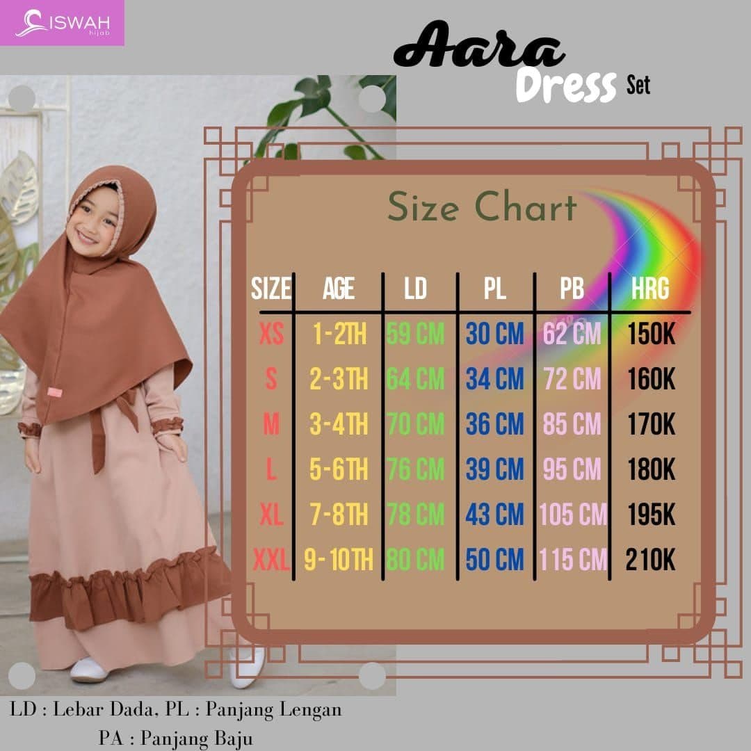 Gamis Anak Aara By Iswah