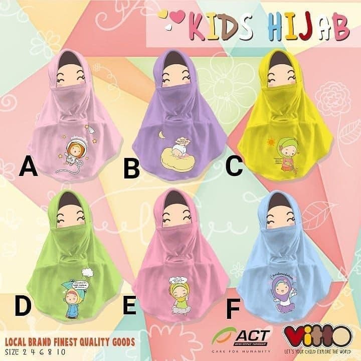Jilbab Anak Vitto By Vitto