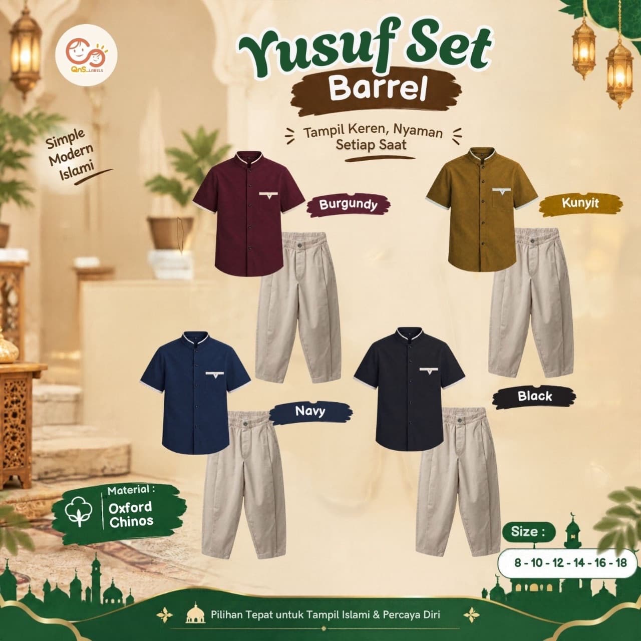 Yusuf Set Barrel by QnS Label BBK