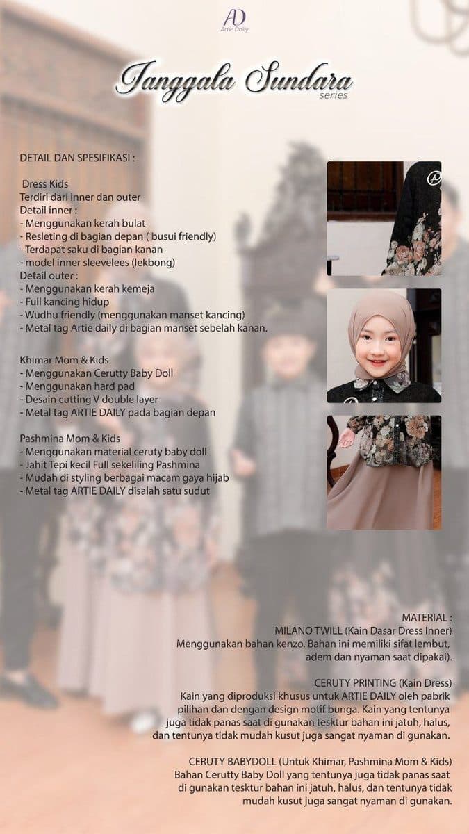 Jilbab Anak Pashmina Janggala By Arti Daily