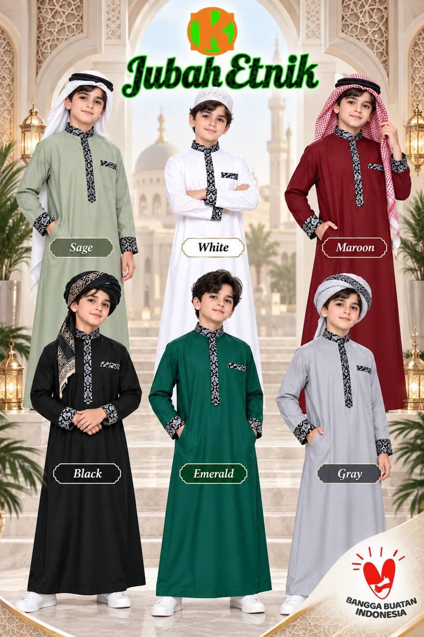 Jubah Etnik by Hasna