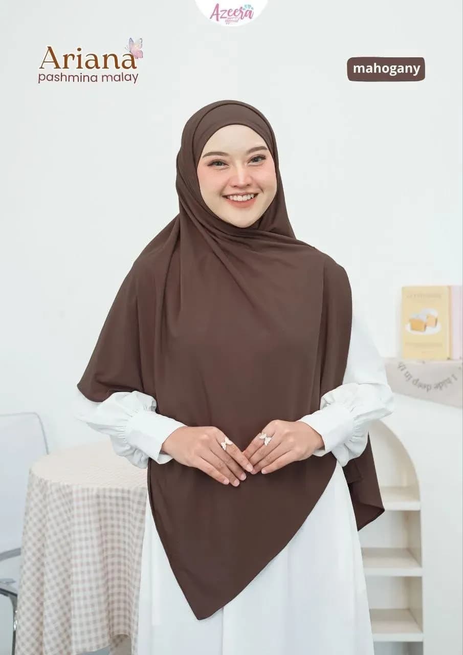 Jilbab Dewasa Ariana Pashmina Malay By Azeera