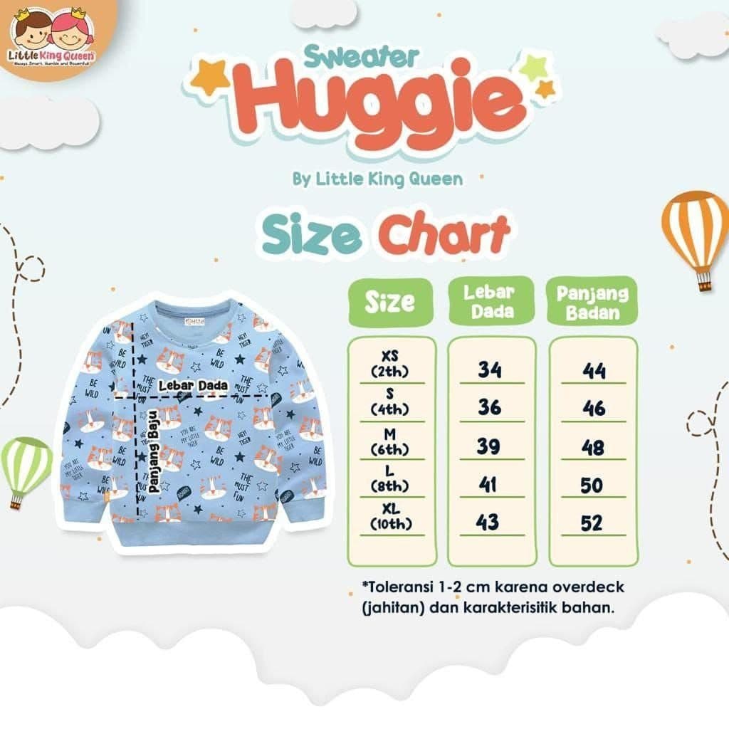 Sweater Anak Huggie By Little King