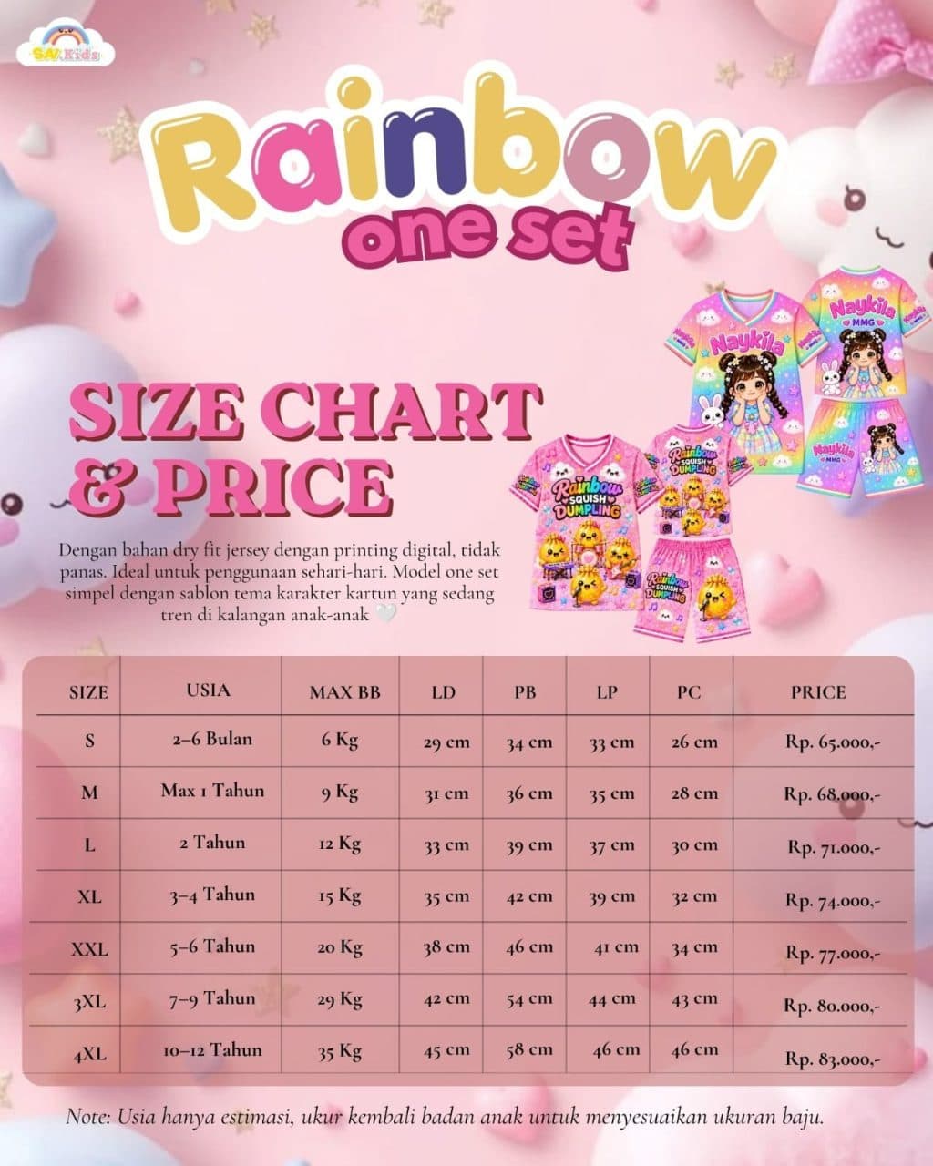 RAINBOW ONESET
