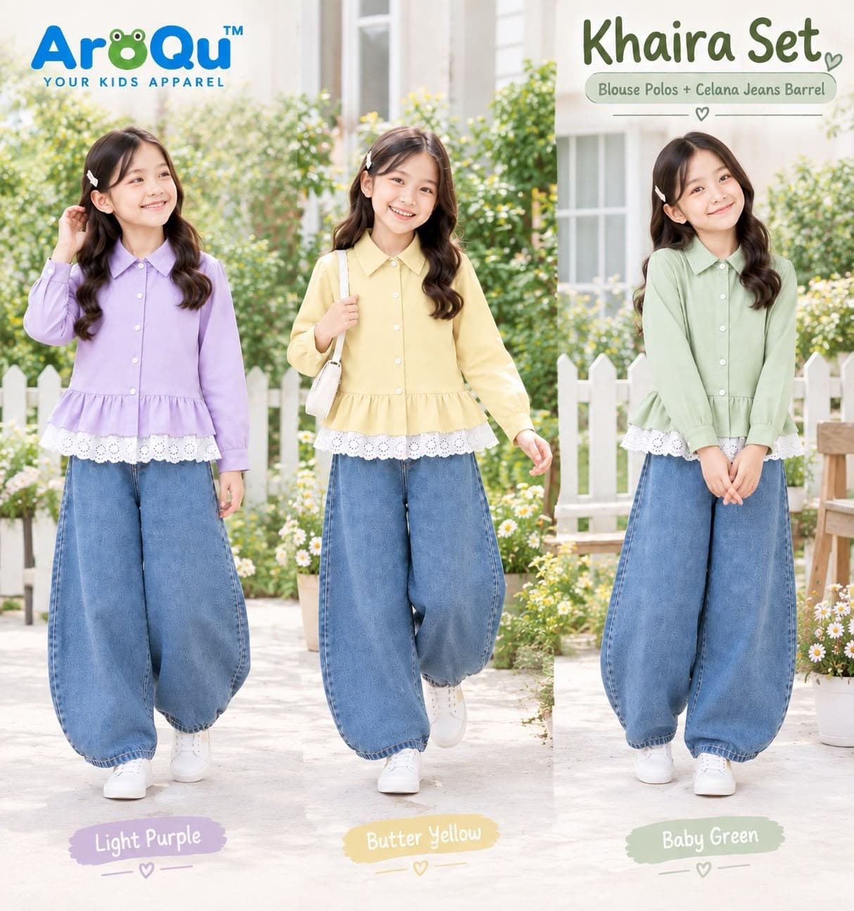 Set Jeans Khaira by Aroqu BBK
