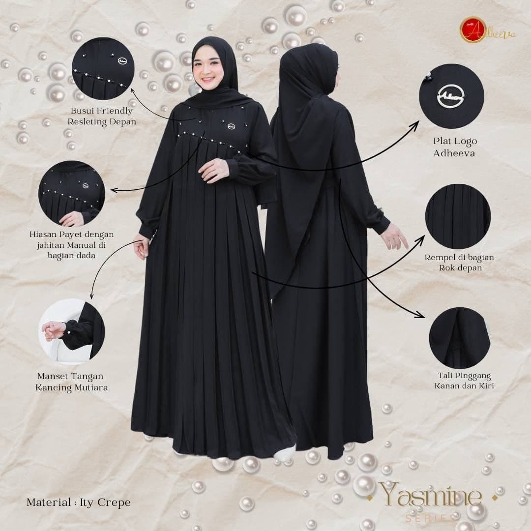 Jilbab Dewasa Yasmine Pashmina By Alietha