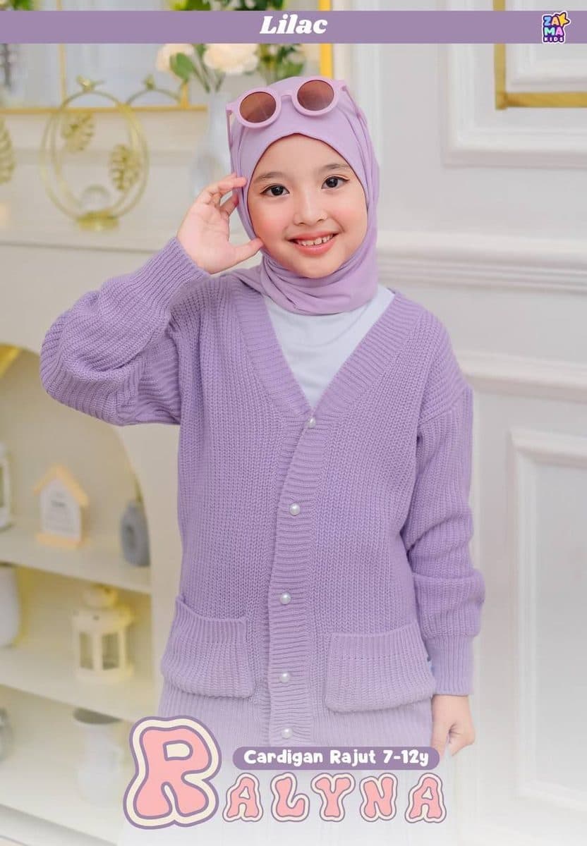 Ralyna Cardigan Anak Rajut By Zama Kids