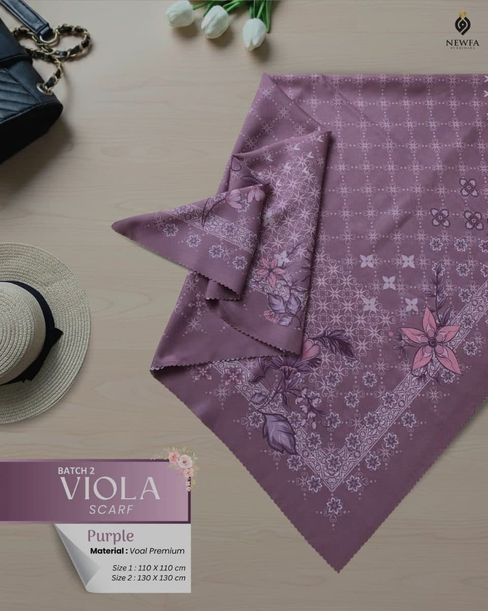 Jilbab Dewasa Viola Scarf By Newfa