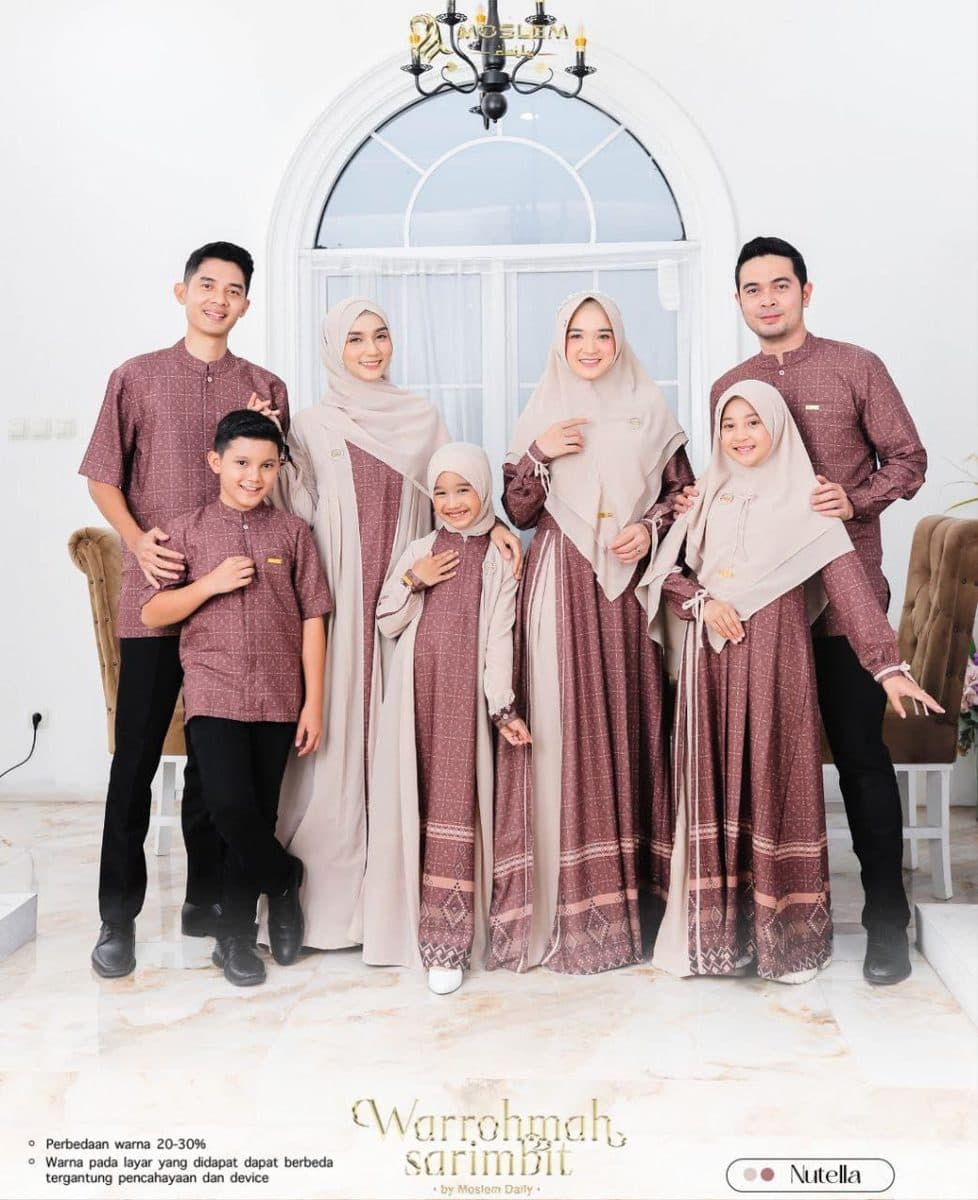 Jilbab Dewasa Warrohmah Mom Pashmina By Moslem Daily