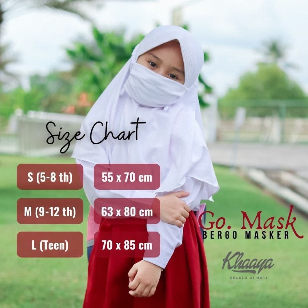 Jilbab Anak Bergo Masker By Khaaya