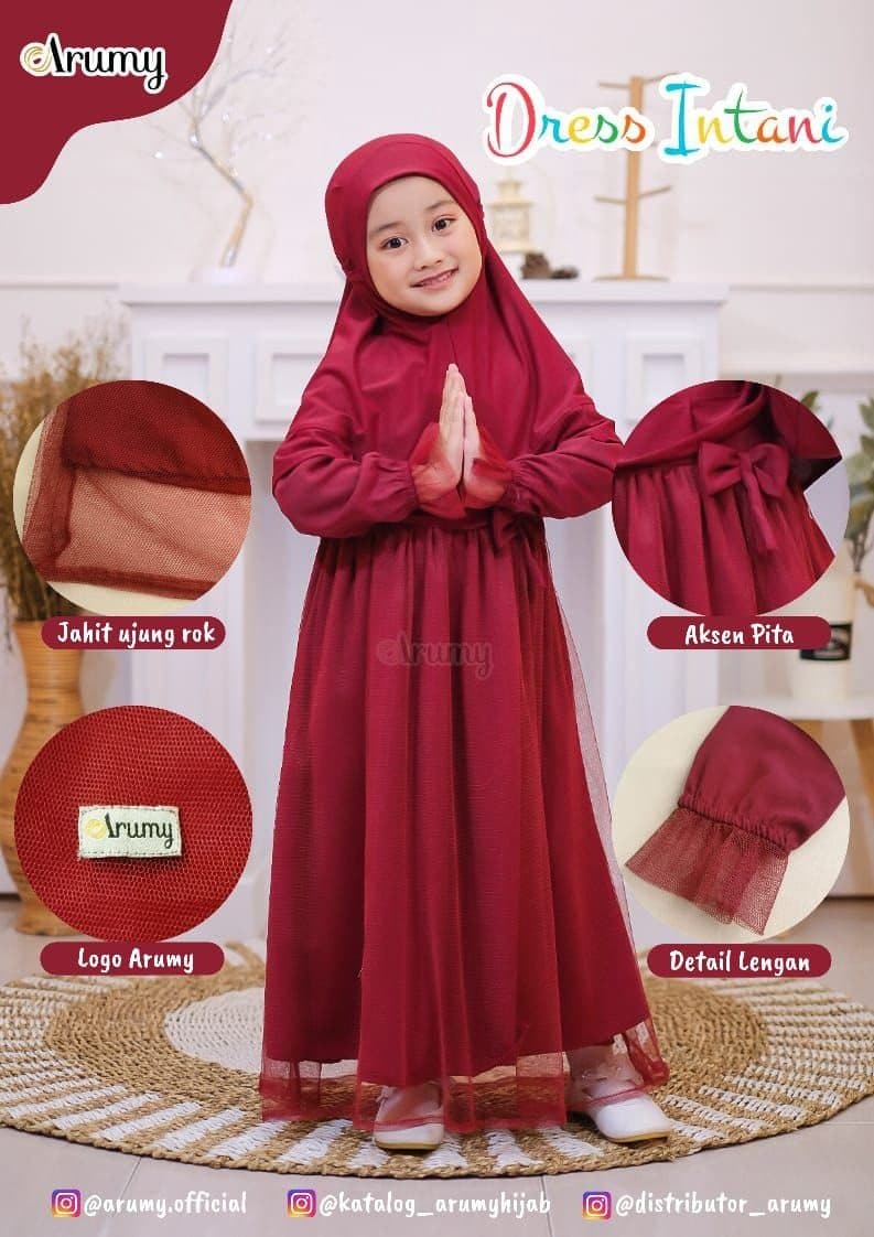 Gamis Anak Dress Intani By Arumy