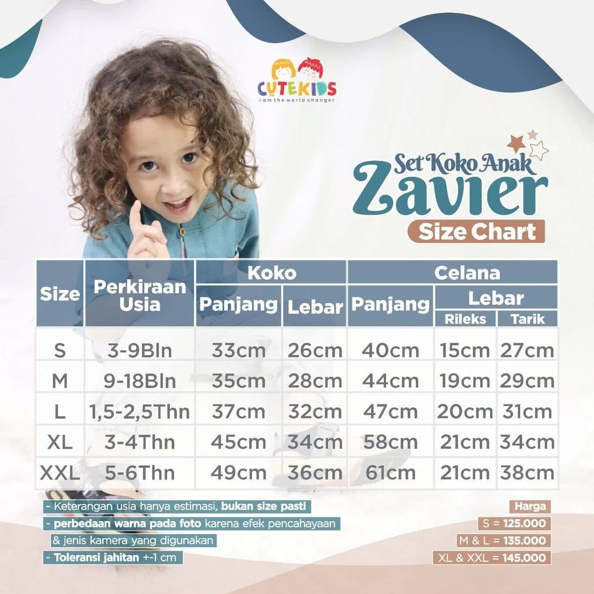 Koko Anak Zavier By Cutekids