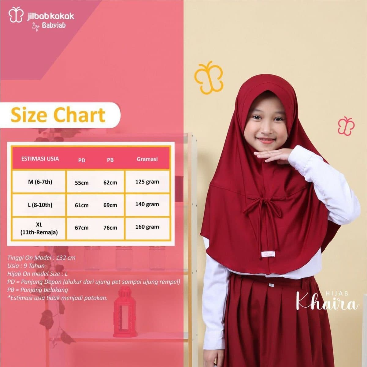 Jilbab Anak Hijab Khaira By Jilbab Kakak