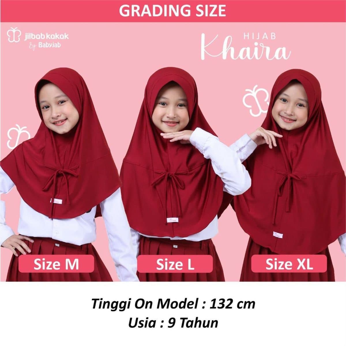 Jilbab Anak Hijab Khaira By Jilbab Kakak