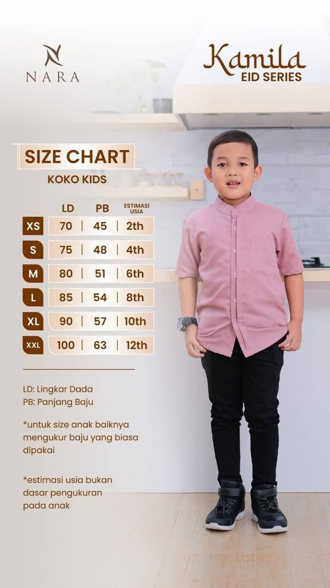 Gamis Anak Sarimbit Kamila Eid By Nara