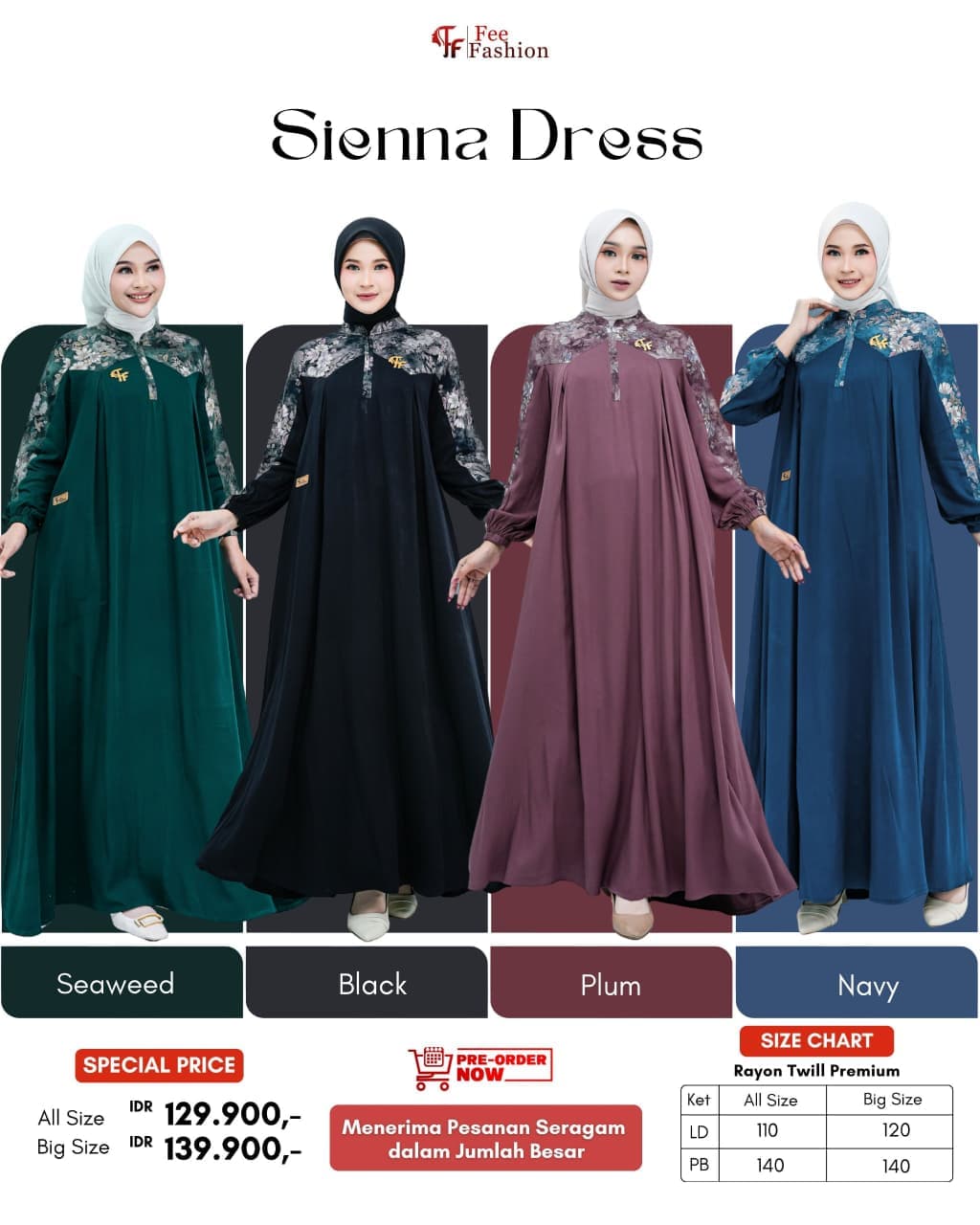 SIENNA DRESS & MIDI
